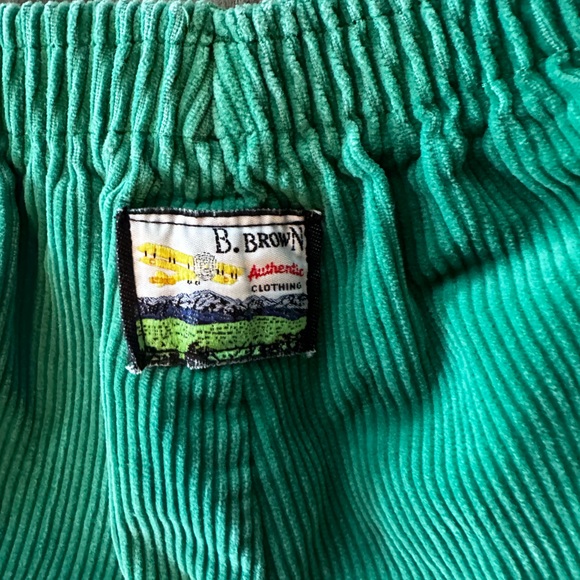Vintage 80’s 3 piece Buster Brown green corduroy Boys size 6 Jacket pants shirt - Picture 9 of 14